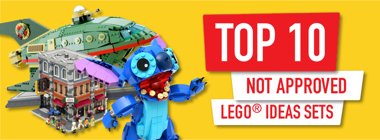 Top 10 NOT approved LEGO Ideas sets - LEGOLAND® Discovery Centre