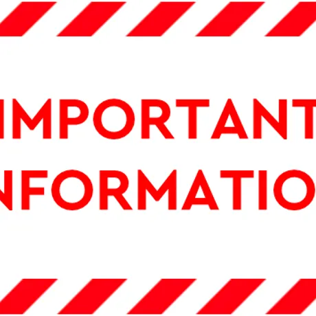 Important Information